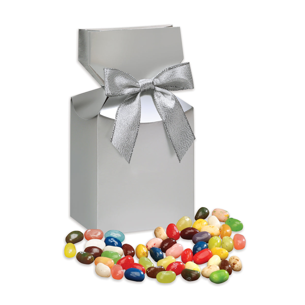Jelly Belly Jelly Beans in Silver Premium Delights Gift Box