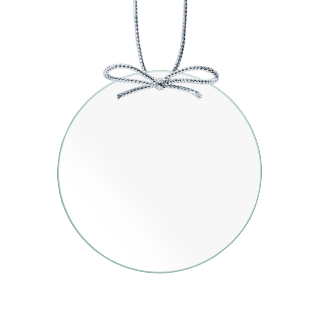 Jade Ornament - Circle Imprinted