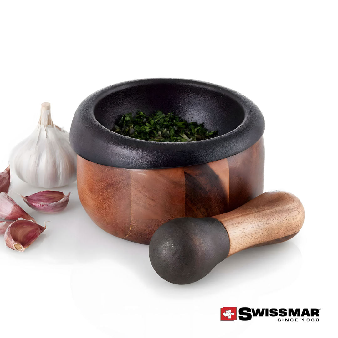 AdHoc® CRUSH Mortar & Pestle - Acacia