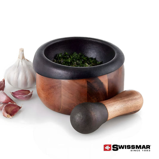 AdHoc® CRUSH Mortar & Pestle - Acacia