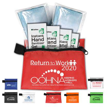 "TRITON" 6 Piece Easy Safety First Kit In Zipper Pack