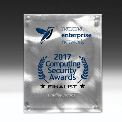 Alumo-Tech II Plaque (8" x 10" x 1")- Laser Engraved