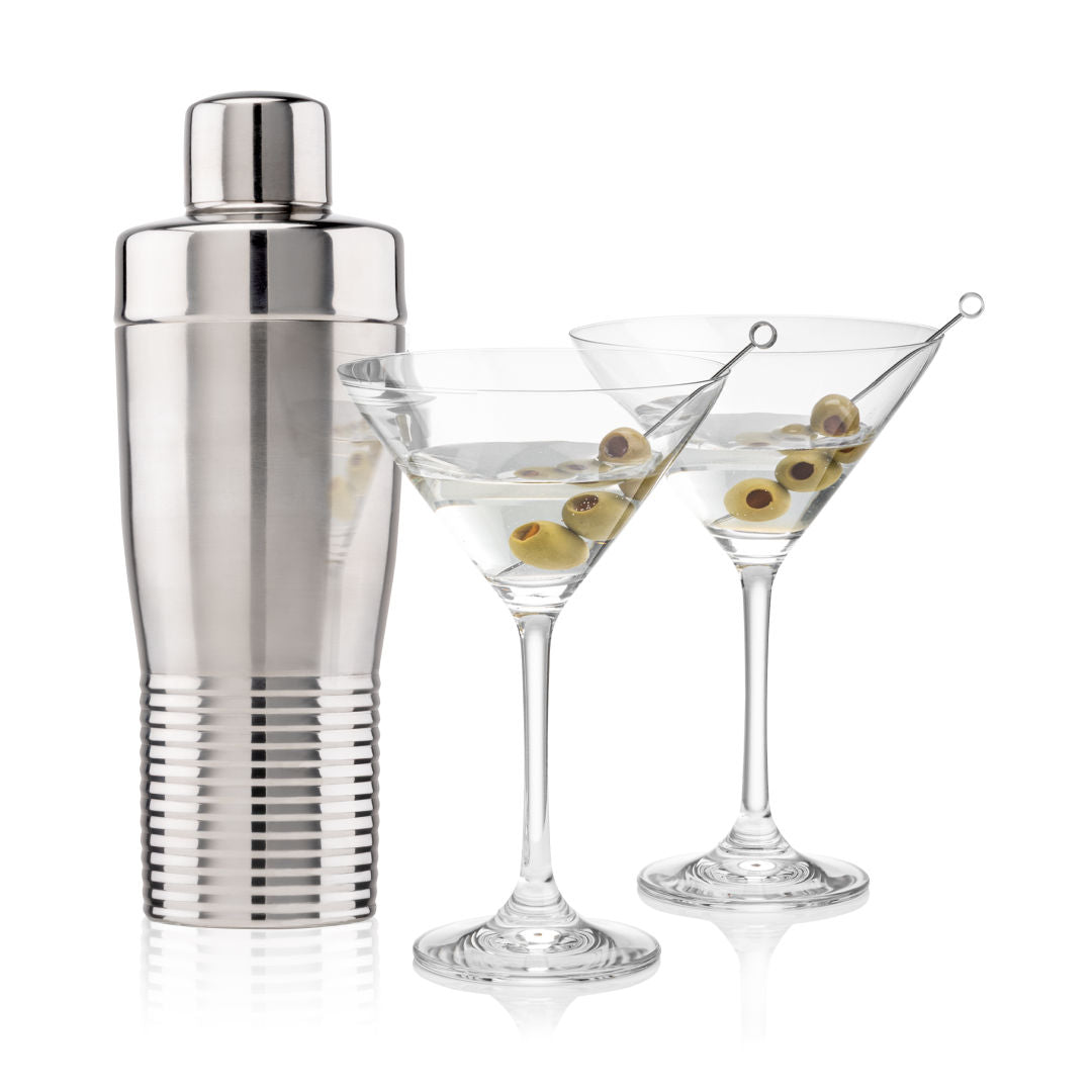 Genoa Shaker & Burlington Martini Set