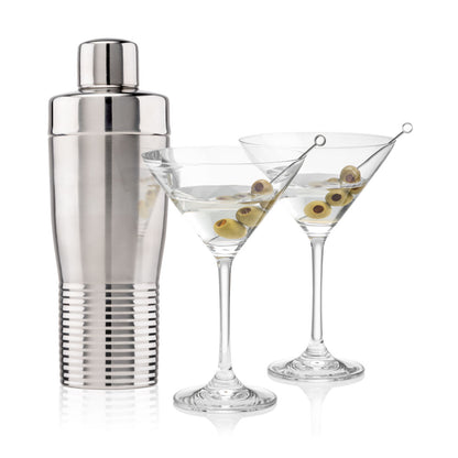 Genoa Shaker & Burlington Martini Set
