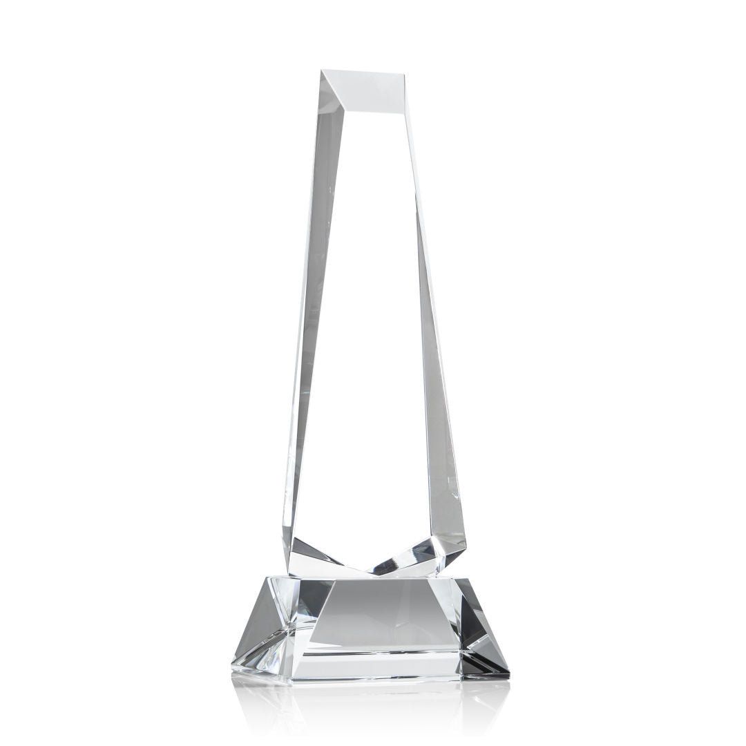 Rustern Obelisk VividPrint™ Award on Base - Clear