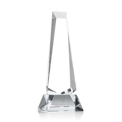 Rustern Obelisk VividPrint™ Award on Base - Clear