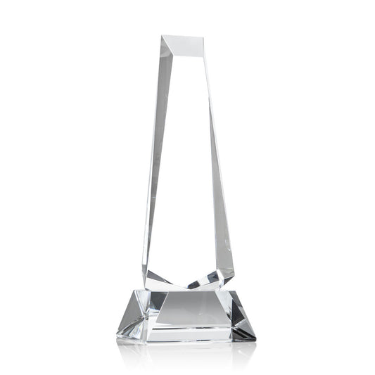 Rustern Obelisk VividPrint™ Award on Base - Clear