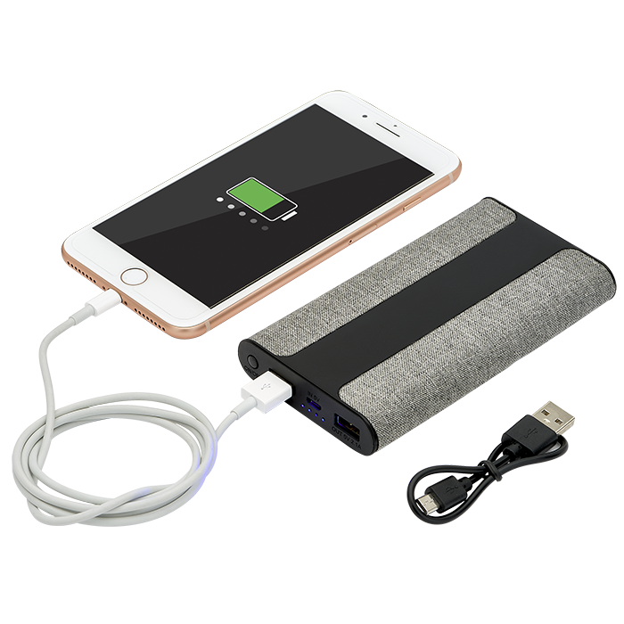 UL Certified Channel Power Bank – 8000 mAh