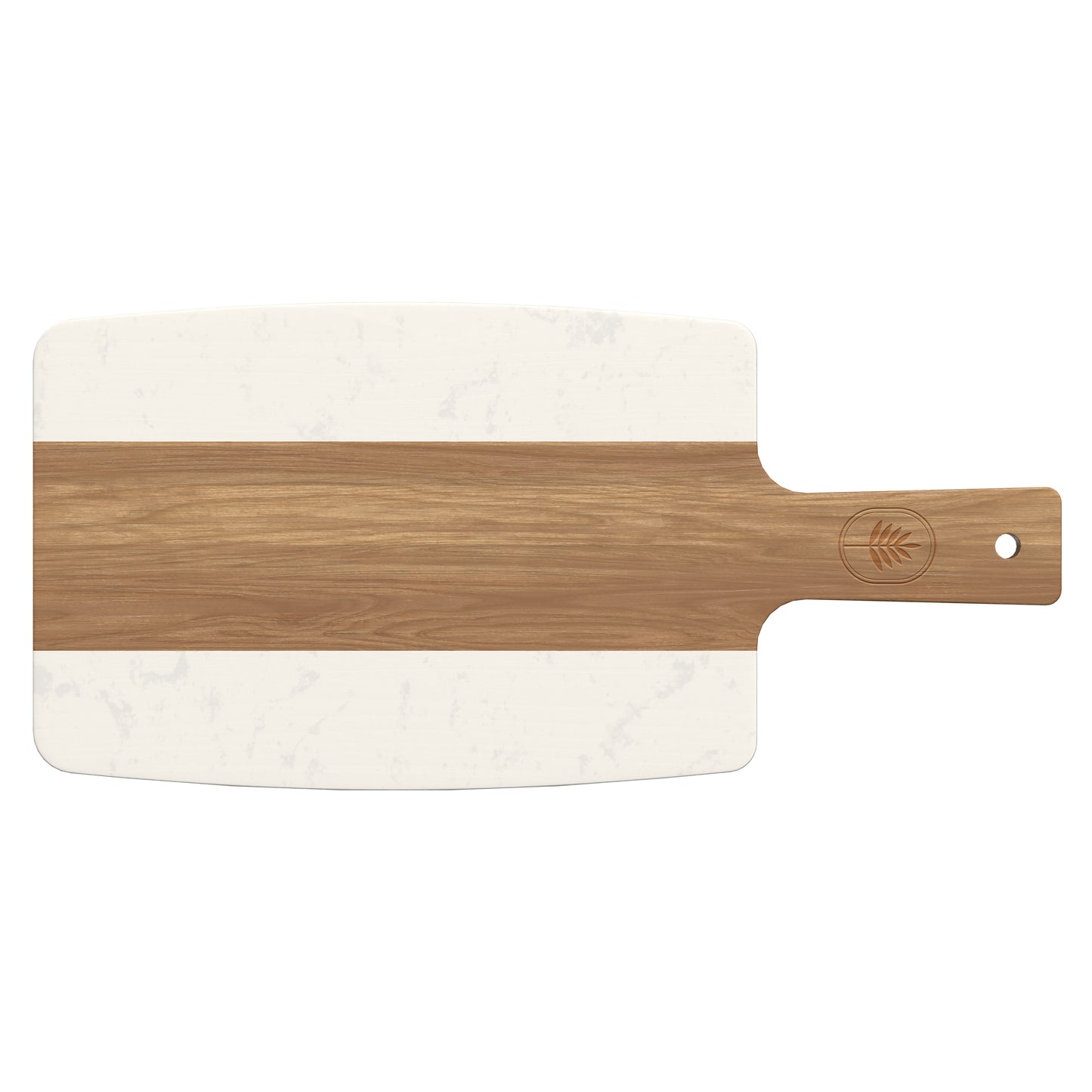 Hamilton acacia wood and faux marble cutting board