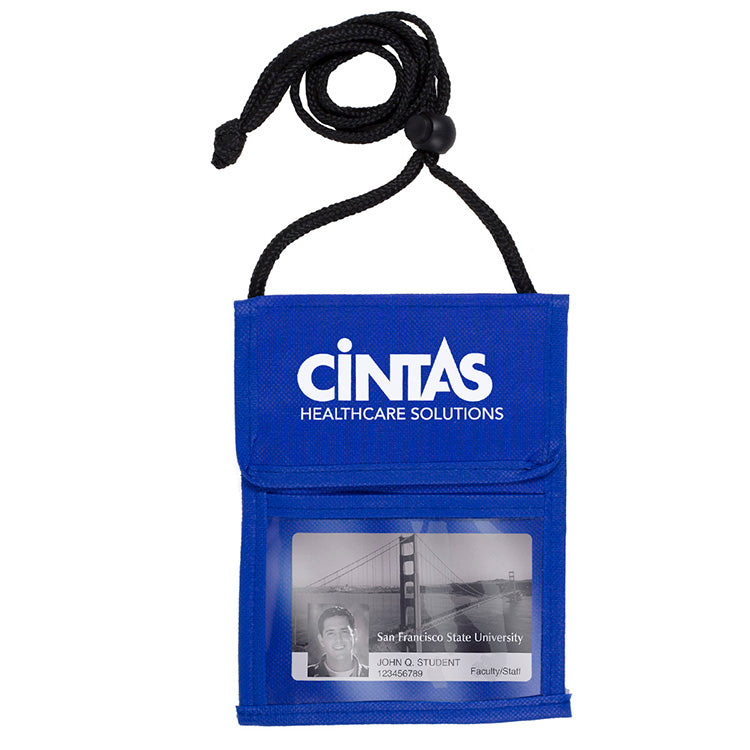 Networker Non-Woven Econo 5 Function Tradeshow Badgeholder and Neck Wallet