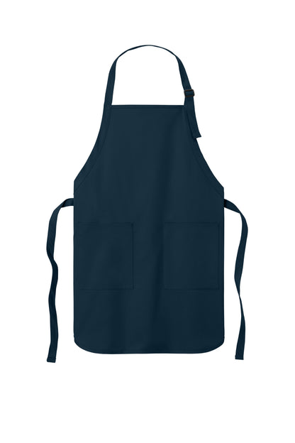 Port Authority Full-Length Two-Pocket Bib Apron. A600