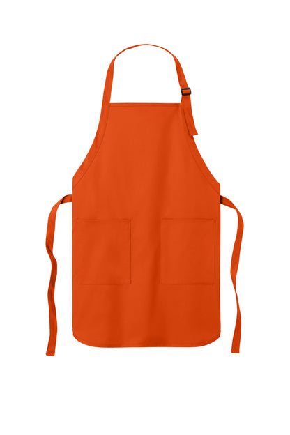 Port Authority Full-Length Two-Pocket Bib Apron. A600