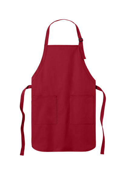 Port Authority Full-Length Two-Pocket Bib Apron. A600