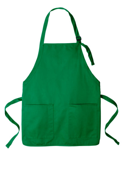 Port Authority Medium-Length Two-Pocket Bib Apron. A601