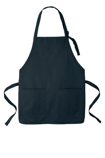 Port Authority Medium-Length Two-Pocket Bib Apron. A601