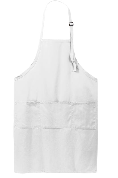 Port Authority Easy Care Extra Long Bib Apron with Stain Release. A700