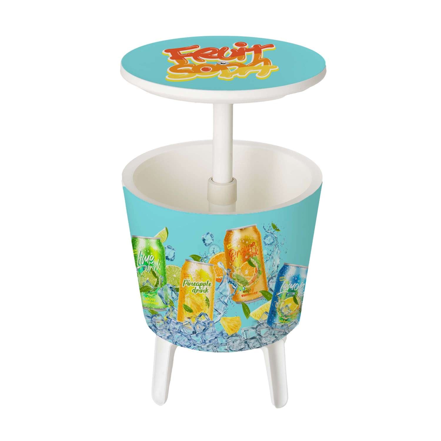 45L Cool Bar Cooler, Wrap Graphic and Lid Decal