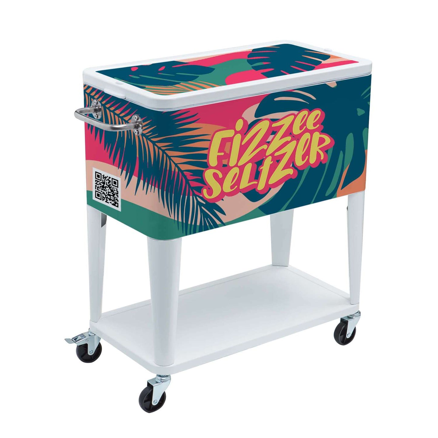 Raise the Bar Cooler, Wrap Graphic & Decals on Lid