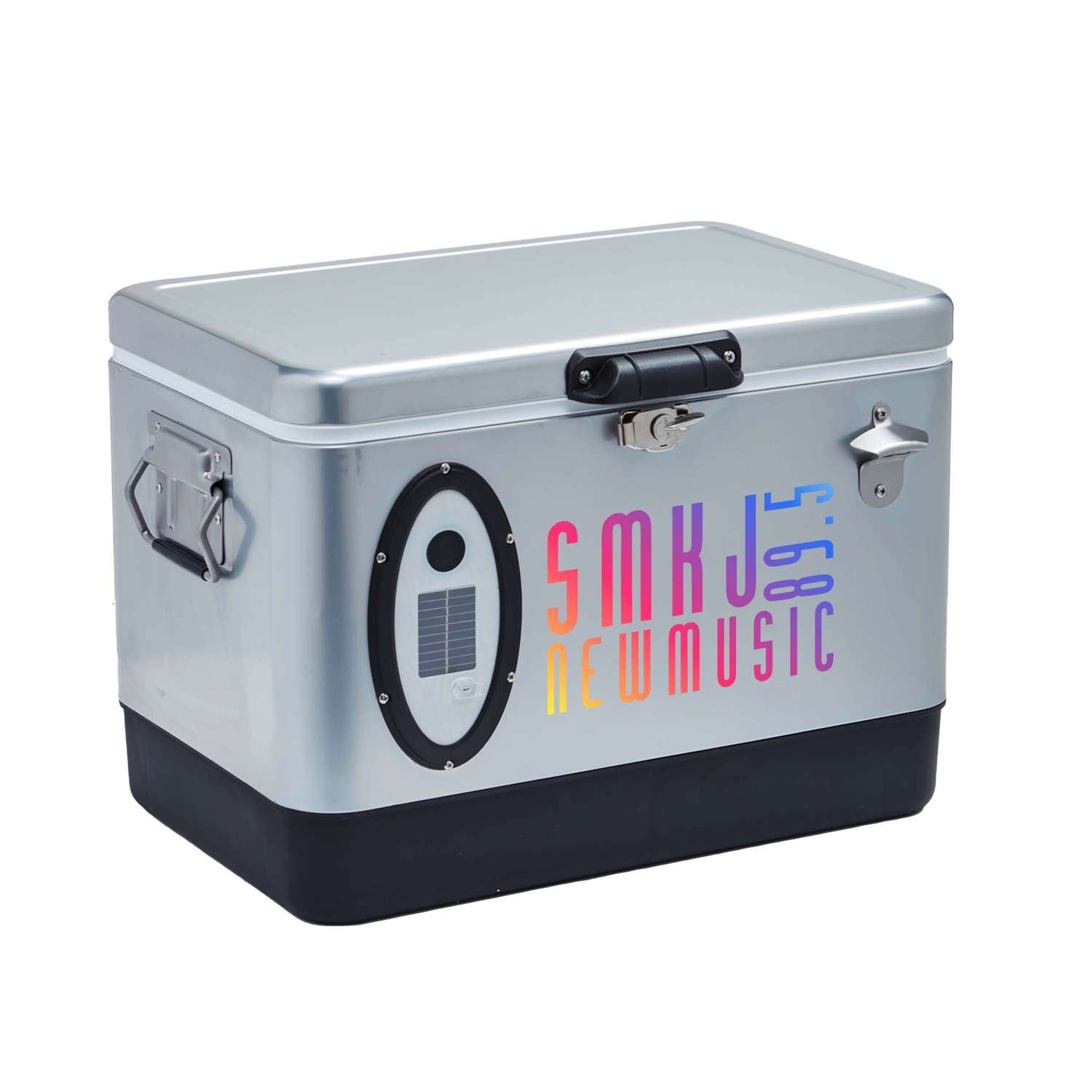 Sasquatch 54QT Bluetooth Music Cooler, Front Imprint