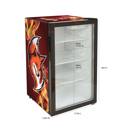 80L Large Countertop Fridge with Wrap