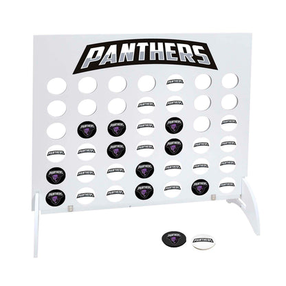 Giant 4-In-A-Row, 21 Black & 21 White Disks (Single-Sided)