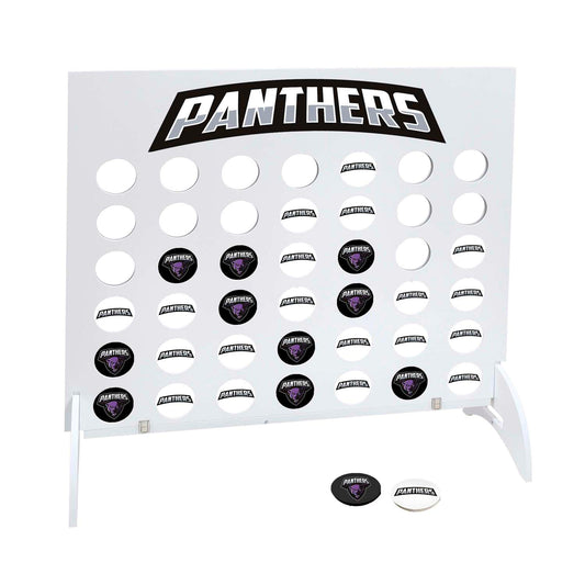 Giant 4-In-A-Row, 21 Black & 21 White Disks (Single-Sided)