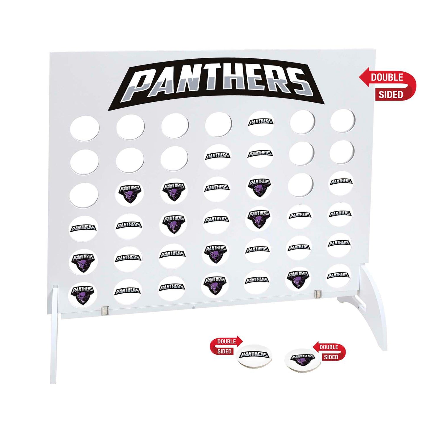 Giant 4-In-A-Row, 42 White Disks (Double-Sided)