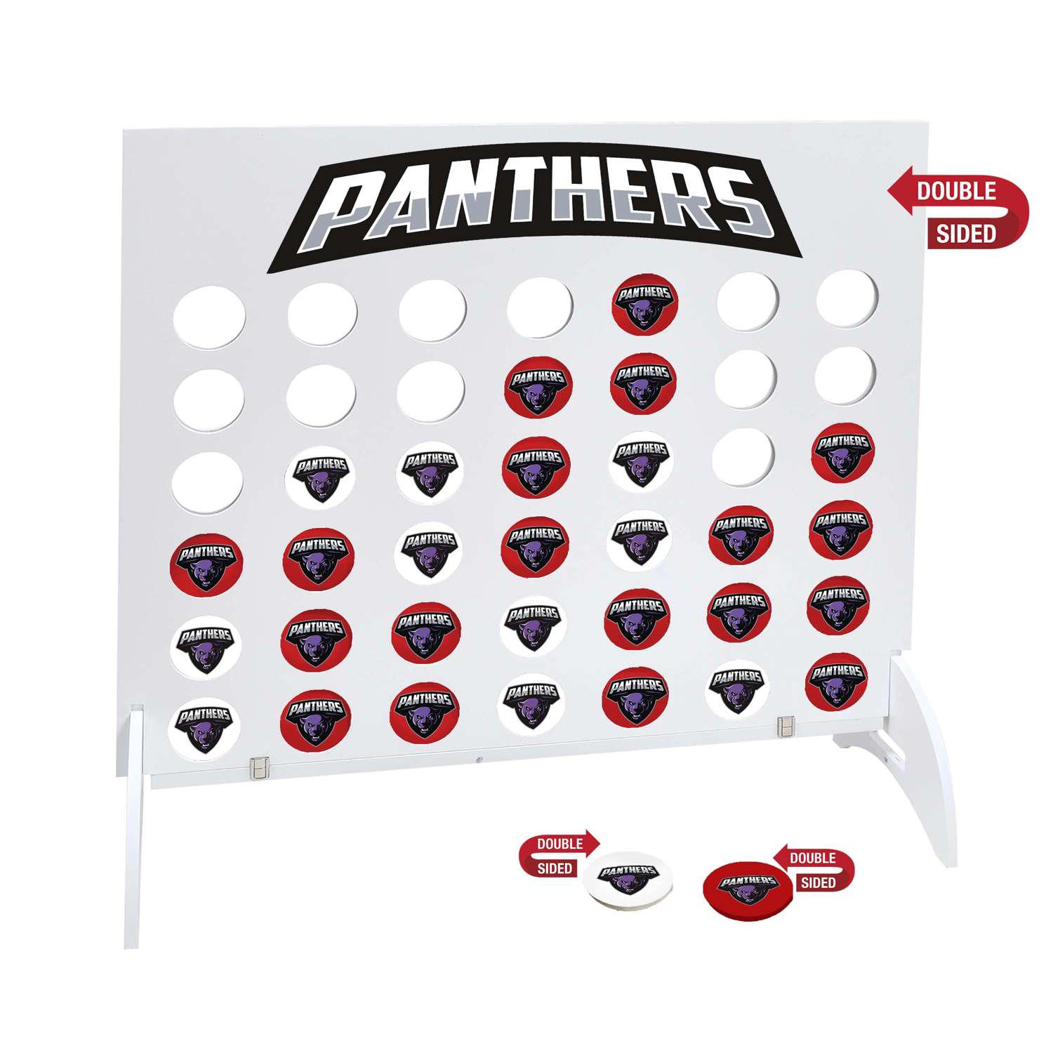 Giant 4-In-A-Row, 42 Discs (Double-Sided)