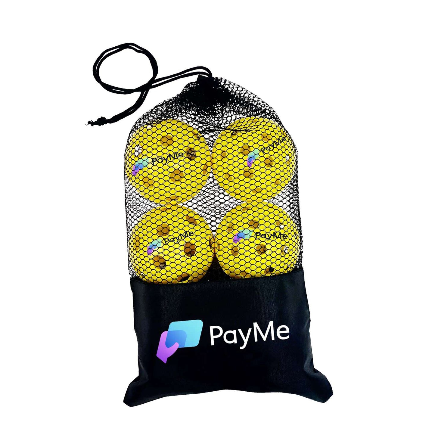 Indoor/Outdoor Pickleball Plus Imprinted Balls and Mesh Bag