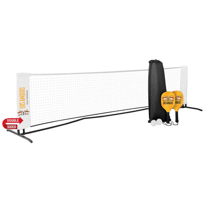 Pickleball Set, Imprinted Net & Single-Sided Paddles