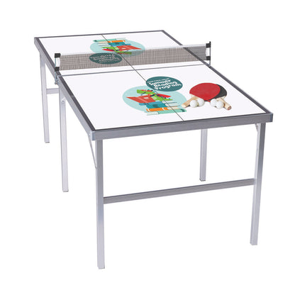Portable Table Tennis with Decal
