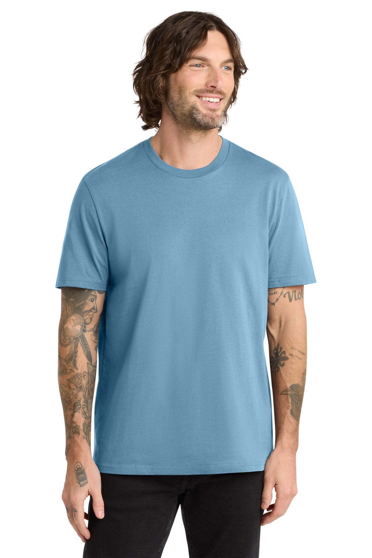 SanMar AL2100_arcticblue_model_front.jpg