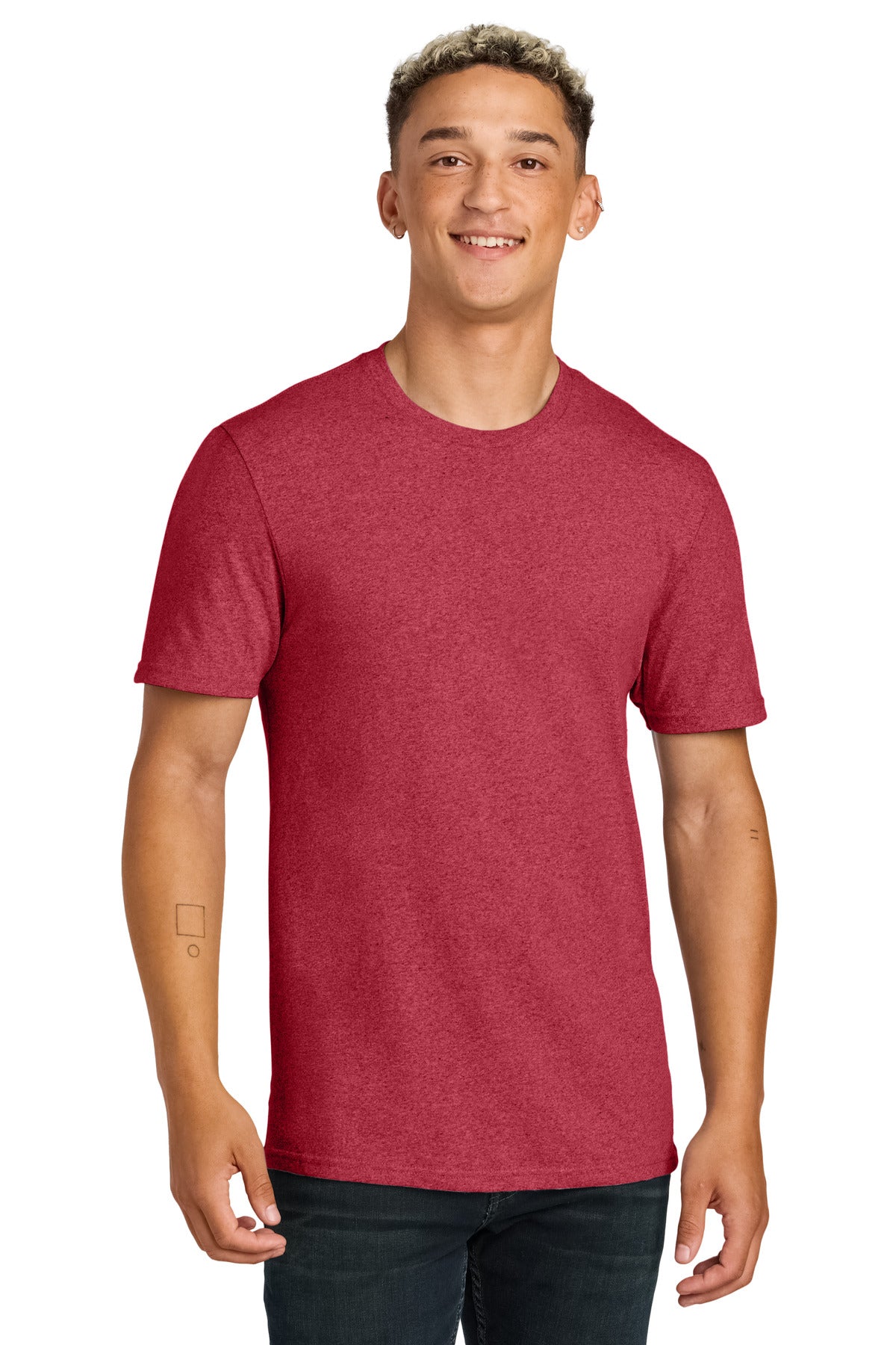 SanMar AL2300_reclaimedredheather_model_front.jpg