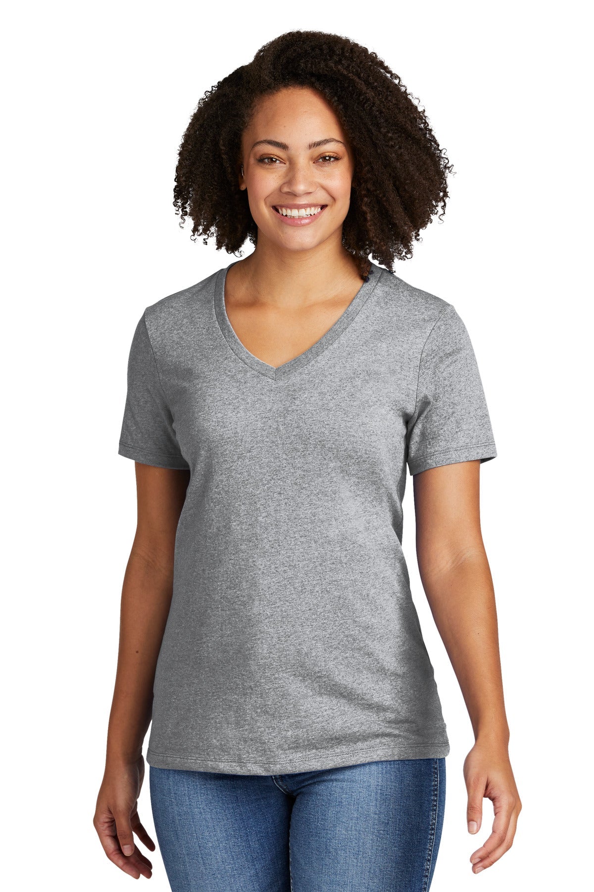 SanMar AL2303_remadegreyheather_model_front.jpg?v=1762269821