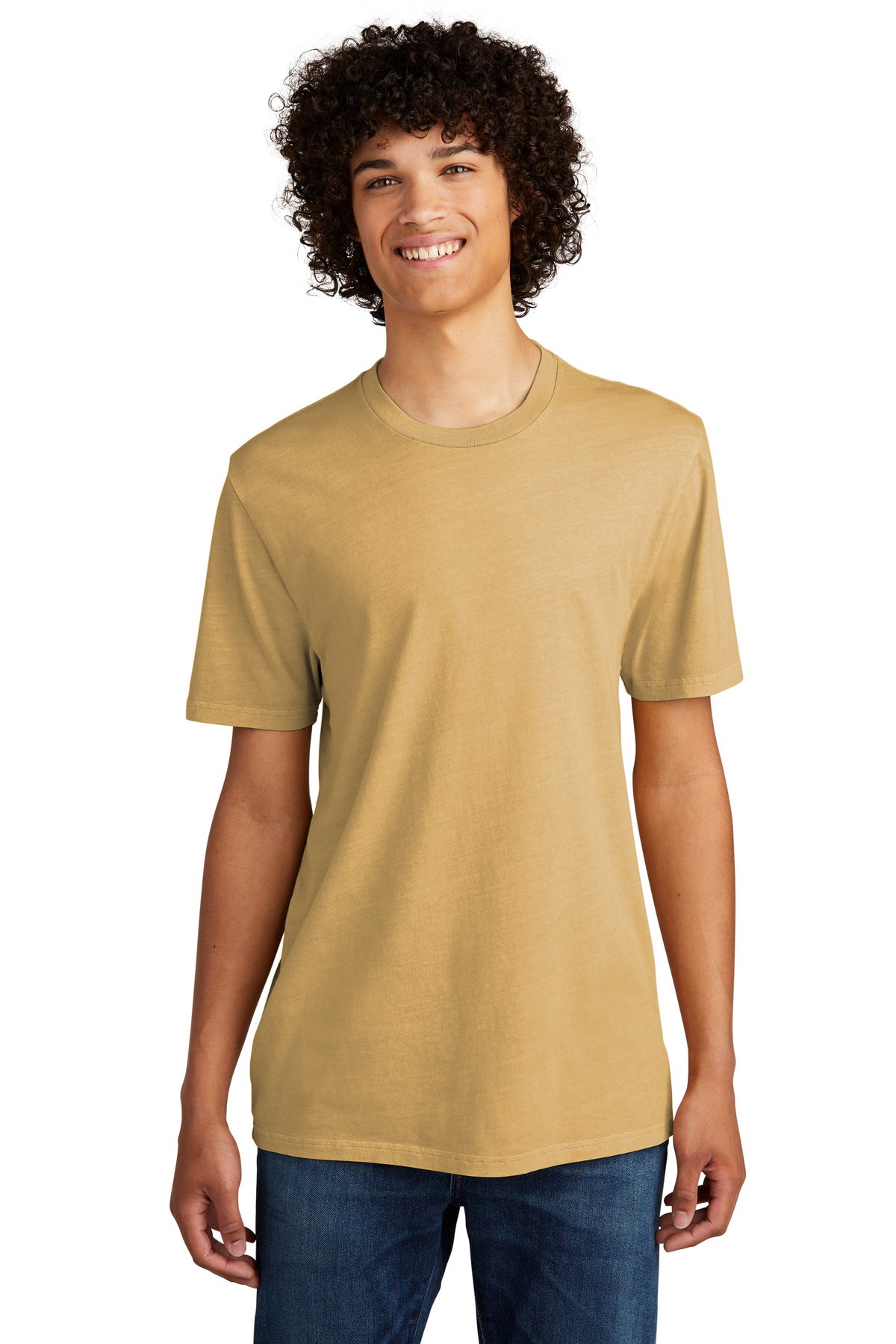SanMar AL2400_goldenwheat_model_front.jpg