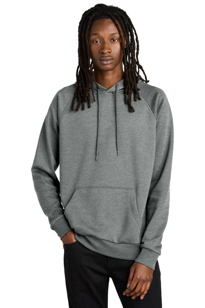 Front View of AlumGryHtr Allmade Unisex Organic CVC Fleece Pullover Hoodie AL5000  - XS