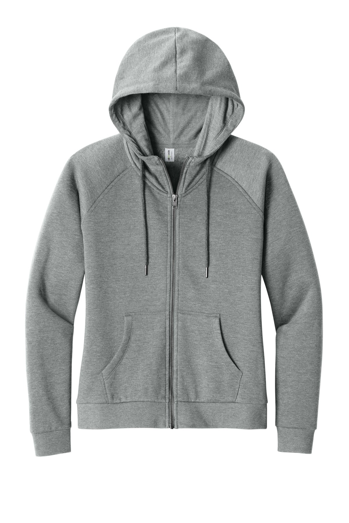 Allmade Women's Organic CVC Fleece Full-Zip Hoodie AL5003