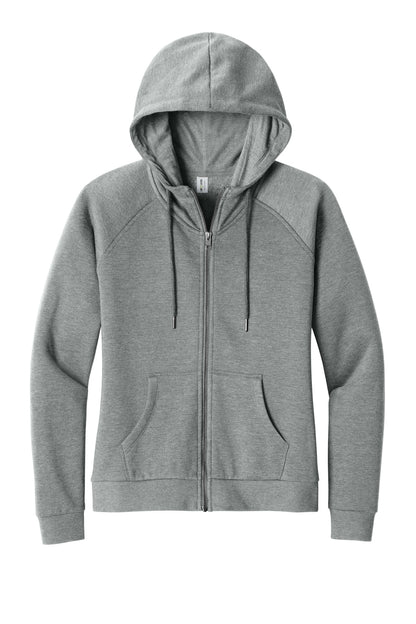 Allmade Women's Organic CVC Fleece Full-Zip Hoodie AL5003