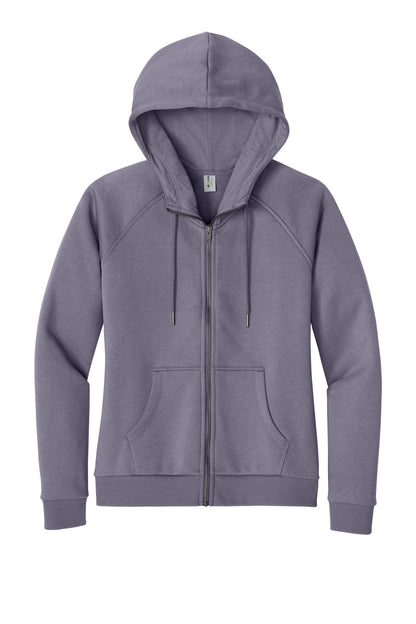 Allmade Women's Organic CVC Fleece Full-Zip Hoodie AL5003