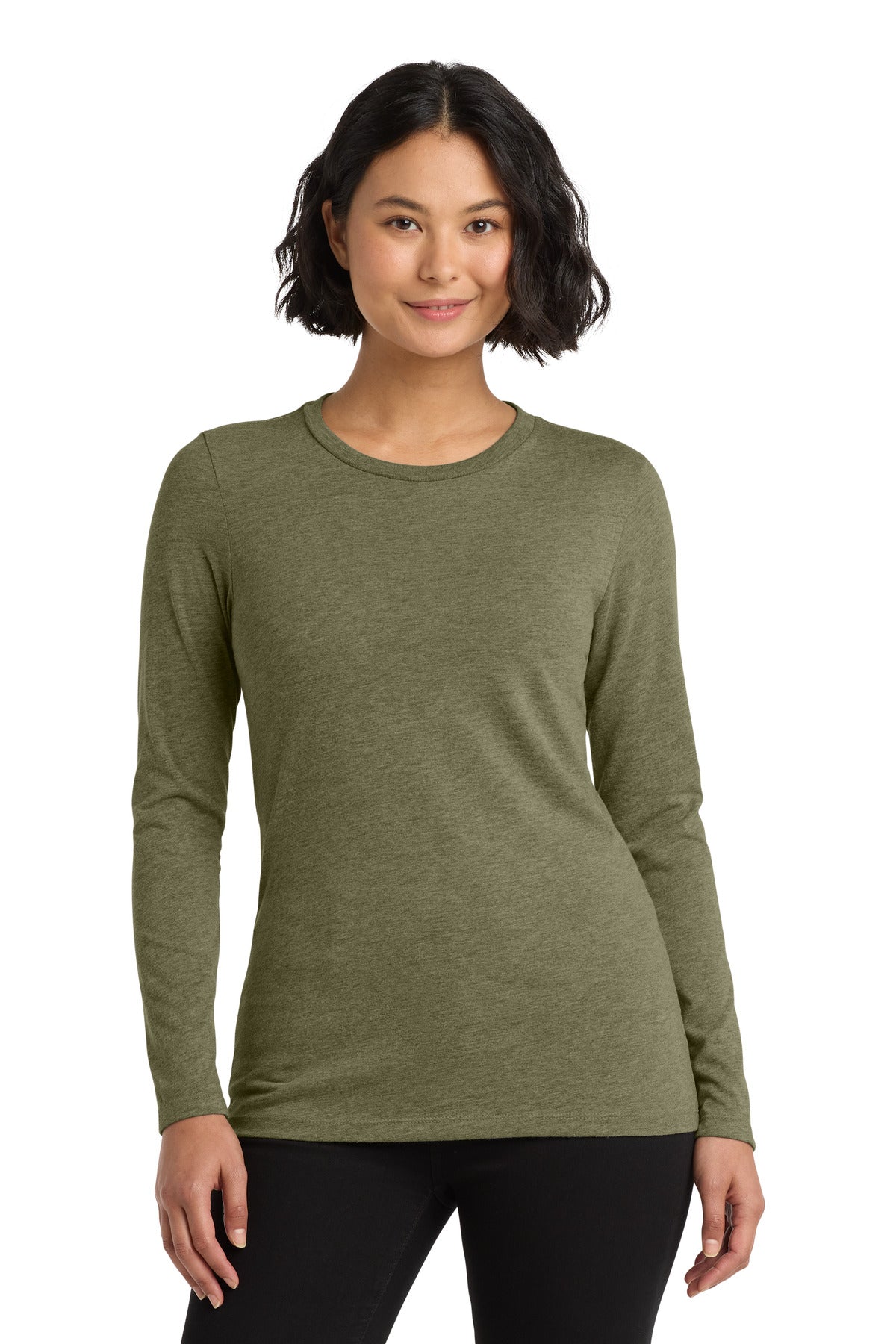 SanMar AL6008_oliveyougreen_model_front.jpg