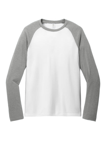 Allmade Unisex Tri-Blend Long Sleeve Colorblock Raglan AL6009