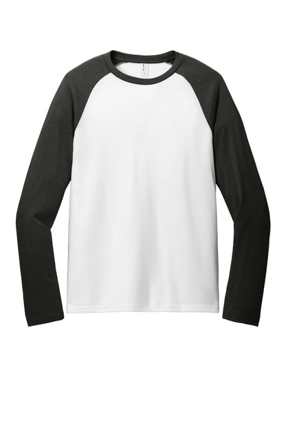 Allmade Unisex Tri-Blend Long Sleeve Colorblock Raglan AL6009