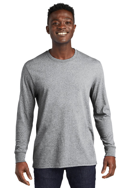 Front View of RemdGrayHt Allmade Unisex Long Sleeve Recycled Blend Tee AL6204  - XS