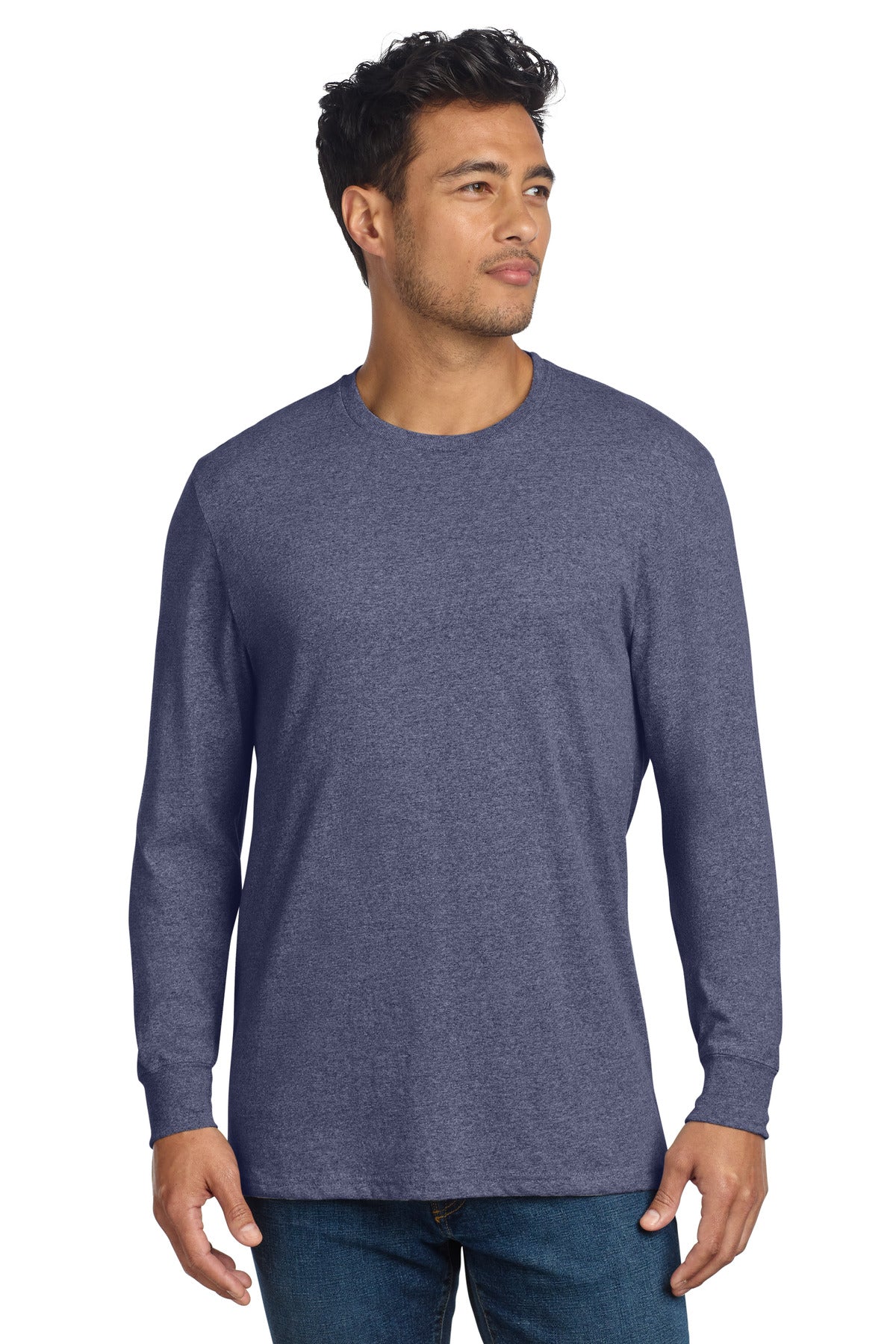 SanMar AL6204_salvagednavyheather_model_front.jpg