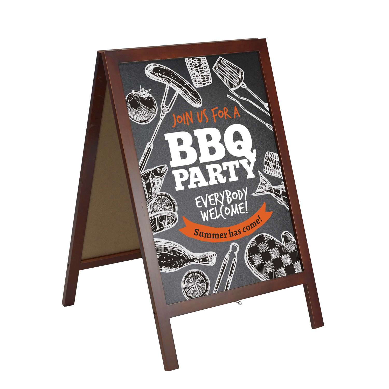 Menu Board Chalkboard A-Frame Kit with Imprint