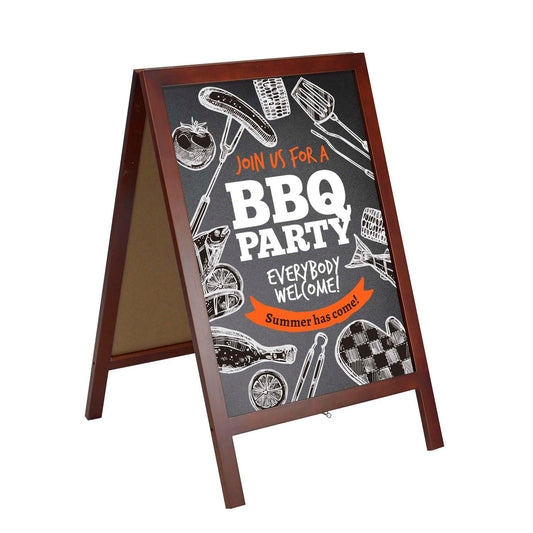 Menu Board Chalkboard A-Frame Kit with Imprint