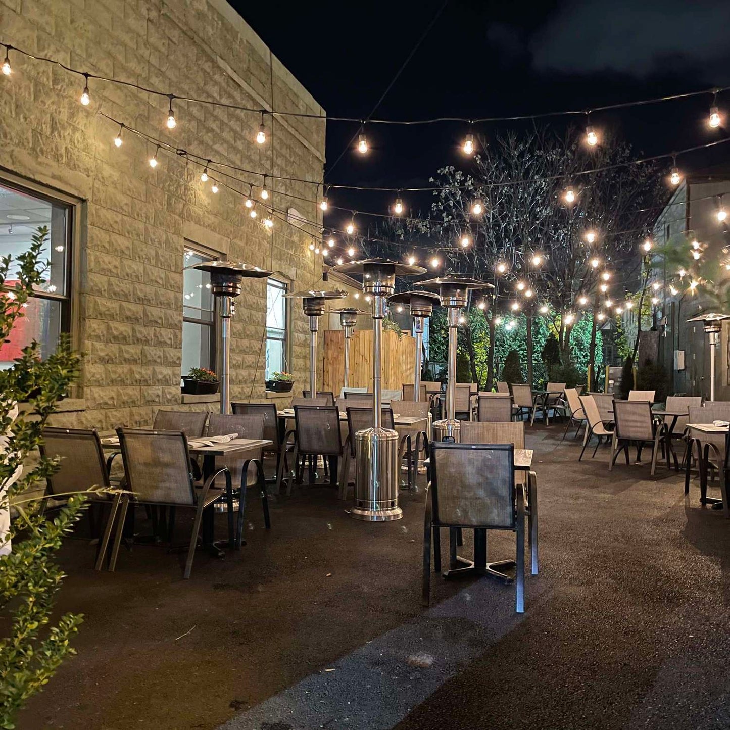 Patio Heater with Decal