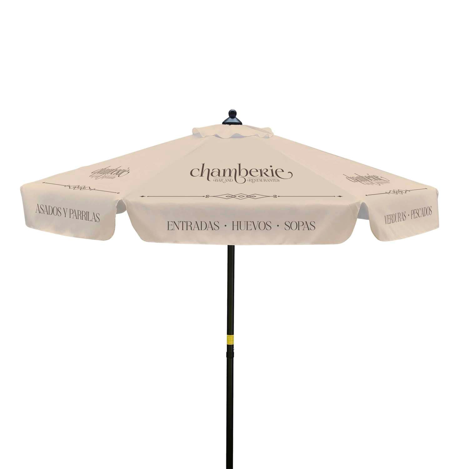 7' Steel Market Umbrella Single-Sided Dye Sub Kit with Valance