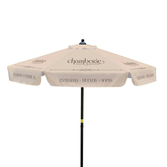 7' Steel Market Umbrella Single-Sided Dye Sub Kit with Valance