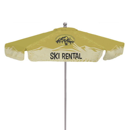 9' Market Umbrella Single-Sided Dye Sub Kit with Valance